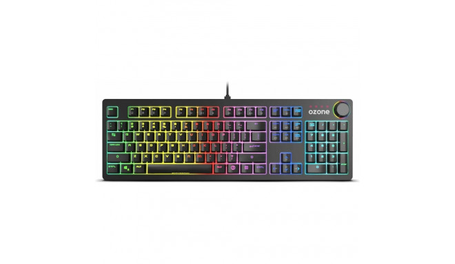Gaming Keyboard OZONE Spanish Qwerty Black