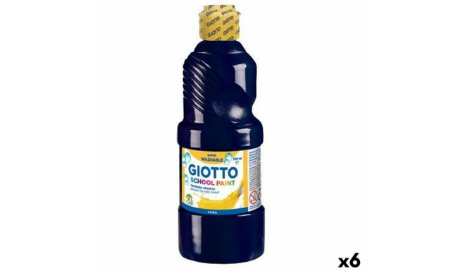 Tempera Giotto   Black 500 ml (6 Units)