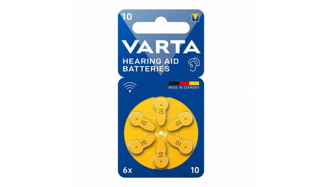 Батарея для слухового аппарата Varta Hearing Aid 10 PR70 6 штук