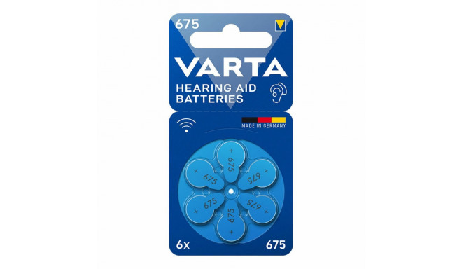 Akustiskās ierīces baterija Varta Hearing Aid 675 PR44 6 gb.