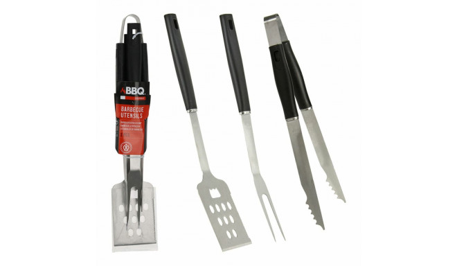 Grillitarvikud Must 3 Tükid, osad