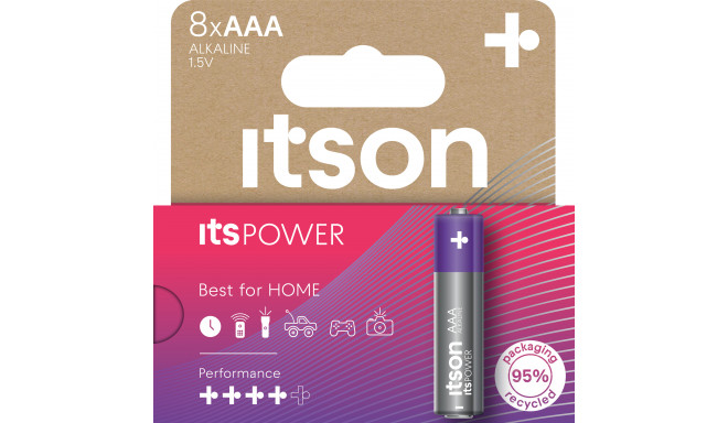 itson itsPOWER patarei Alkaline LR03IPO/8HH