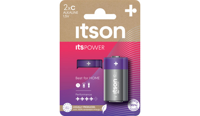 itson itsPOWER battery Alkaline LR14IPO/2CP