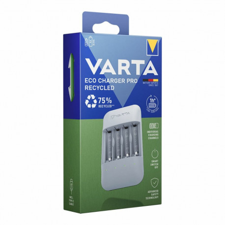 Akulaadija Varta Eco Charger Pro Recycled 4 Patareid