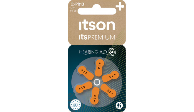 itson itsPREMIUM hearing aid battery PR13IT/6RM