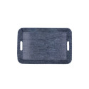 Поднос для завтрака Quid Habitat Синий Пластик 33 x 23 x 4 cm С ручками Denim (12 штук)