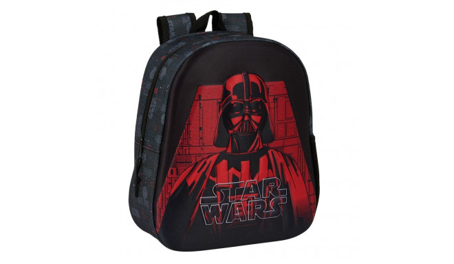 3D Child bag Star Wars Black 27 x 33 x 10 cm