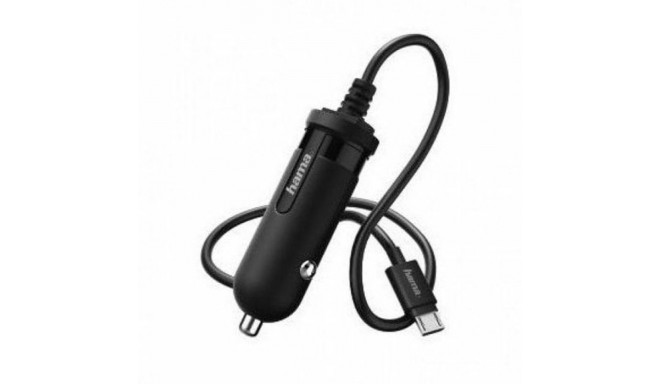 Car Charger Hama 12V 2,4A Black