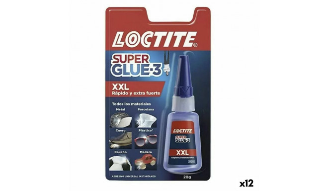 Tūlētēji Pielīpošs Loctite Super Glue-3 XXL 20 g (12 gb.)