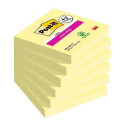 Kleepuvad Märkmepaberid Post-it Super Sticky Kollane 76 x 76 mm 6 Tükid, osad (24 Ühikut)