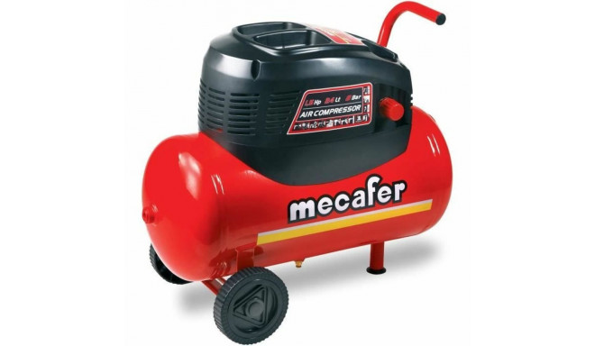 Õhukompressor MECAFER 1,5 cv 24 L Punane
