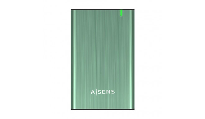 Kõvaketta Ümbris Aisens ASE-2525SGN Roheline 2,5"