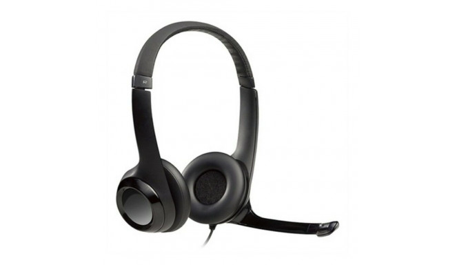 Kõrvaklapid Mikrofoniga Logitech 981-000406 Must