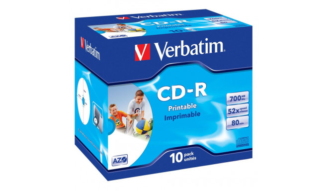 CD-R Verbatim 43325 700 MB (10 штук)