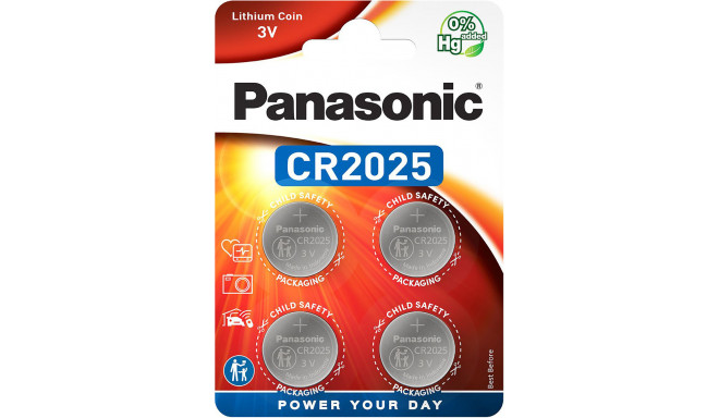 Panasonic батарейки CR2025/4B