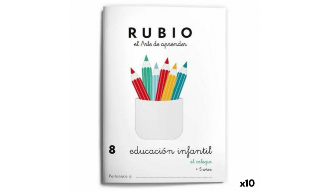 Early Childhood Education Notebook Rubio Nº8 A5 испанский (10 штук)