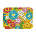 Tray Versa Yellow Polyethylene RPET Flowers 27 x 2,2 x 38 cm