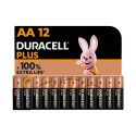 Alkaline baterijas DURACELL Plus 1,5 V LR06 (12 gb.)