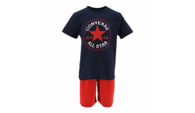 Children's Sports Outfit Converse Blue Red Multicolour 2 Pieces - 6-7 Years