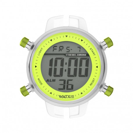 Unisex Kell Watx & Colors RWA1126  Kollane (Ø 43 mm)