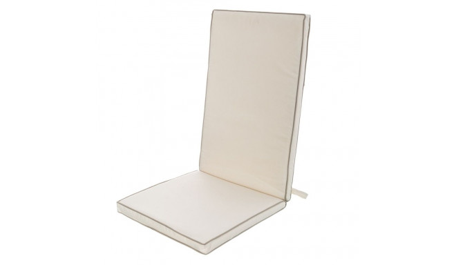 Chair cushion Cream 123 x 48 x 4 cm