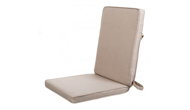 Chair cushion Beige 123 x 48 x 4 cm