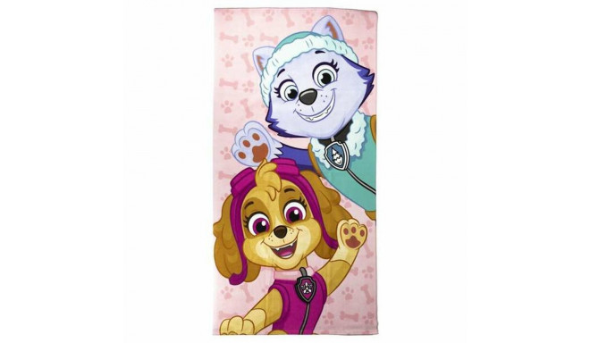 Beach Towel The Paw Patrol Pink 70 x 140 cm Microfibre