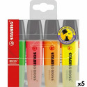 Fluorescent Marker Set Stabilo Boss Multicolour (5 Units) Fluorescent Marker Set Stabilo Boss Multicolour (5 Units)