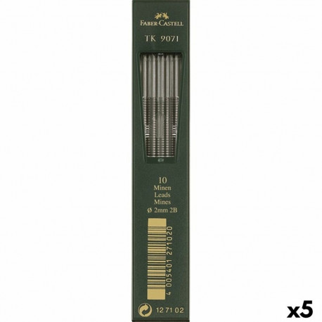 Pencil lead replacement Faber-Castell TK 9071 2 mm (5 Units)