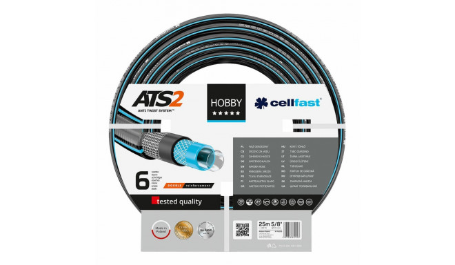 Šļūtene Cellfast Hobby Ats2 PVC 25 m Ø 15 mm 6 slāņi