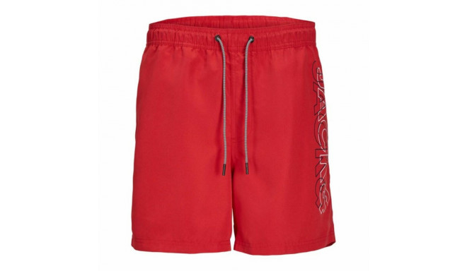 Child's Bathing Costume Jack & Jones Double Logo Ly Sn Mni  Red - 110-116 cm