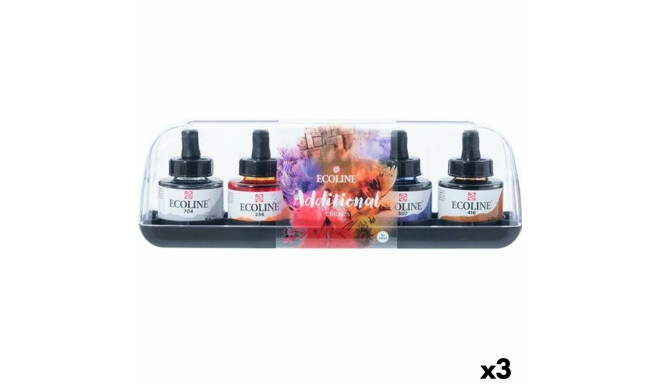 Akvarellvärvide komplekt Talens Ecoline Mitmevärviline 30 ml (3 Ühikut)