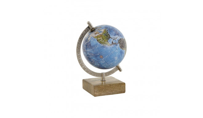 Globe Home ESPRIT Blue Brown PVC Mango wood 14 x 12 x 20 cm