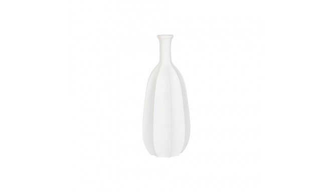 Vase Home ESPRIT White Fibreglass 30 x 30 x 80 cm