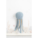 Fluffy toy Crochetts Blue White Octopus Jellyfish 40 x 95 x 8 cm 3 Pieces