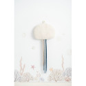 Fluffy toy Crochetts Blue White Octopus Jellyfish 40 x 95 x 8 cm 3 Pieces