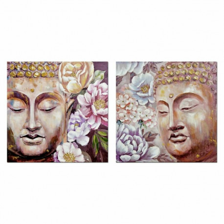 Maal DKD Home Decor Buddha 80 x 3 x 80 cm Idamaine (2 Ühikut)