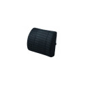 Ergonoomiline seljatugi toolile, 34x30x11cm, memory foam, must, Q-Connect