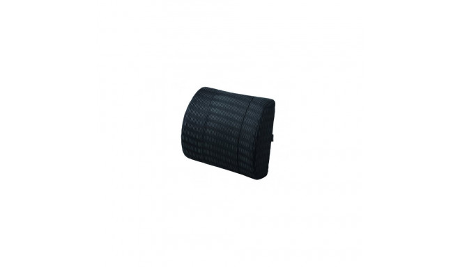 Ergonoomiline seljatugi toolile, 34x30x11cm, memory foam, must, Q-Connect
