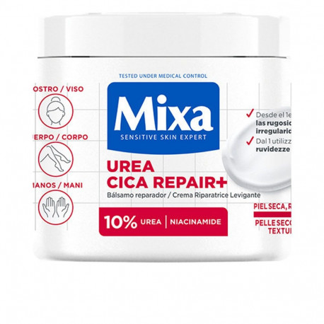 MIXA UREA CICA REPAIR+ bálsamo reparador piel seca y rugosa 400 ml