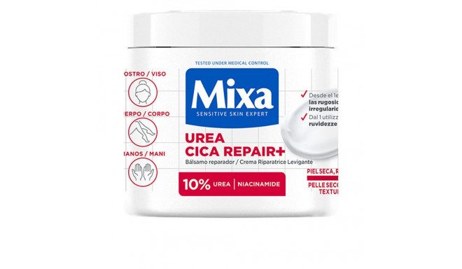 MIXA UREA CICA REPAIR+ bálsamo reparador piel seca y rugosa 400 ml