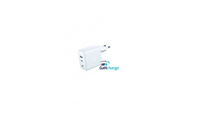 Swissten GaN võrgulaadija 2 x USB-C / USB / 70W