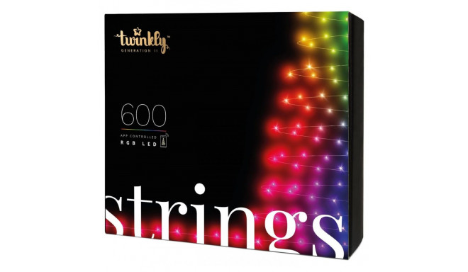 TWINKLY Jõulutuled Strings 600 (TWS600STP-BEU) Nutikad jõulupuutuled 600 LED RGB 48 m