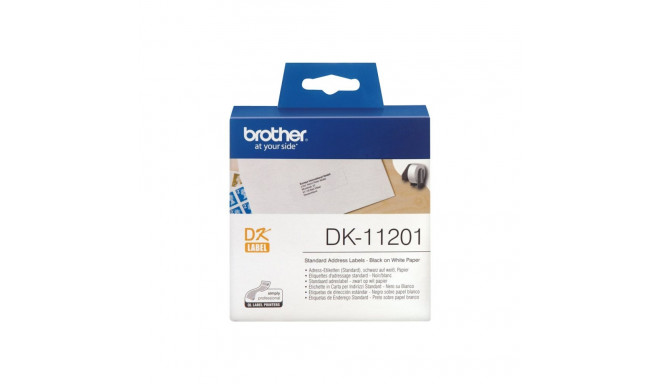 Brother DK-11201 aadressisildid termoprint must valgel 29 x 90 mm 4977766628112