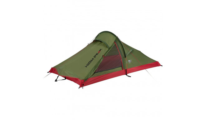 High Peak single arch tent Siskin 2.0 LW (olive green/red lightweight tent model 2022)