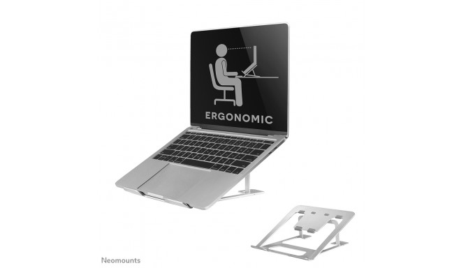 NewStar ergonoomiline hõbedane sülearvuti lauastatiiv 8717371448318