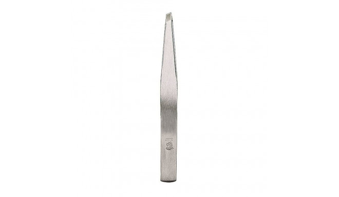 DOVO 46351201 (481386) Tweezers, Slant Tip, Stainless Steel