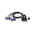 KVM ATEN CS22U KVM switch 2xKVM/4xUSB/2xVGA