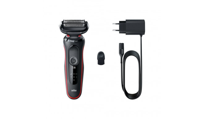 Braun Shaver 51-R1000s Operating time (max) 50 min Wet & Dry Black/Red