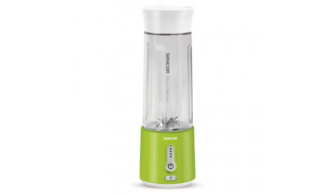 Battery-powered smoothie blender Sencor SBL131GR, green